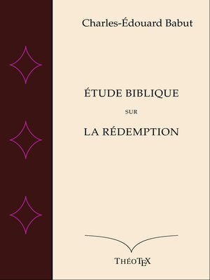 cover image of Étude biblique sur la Rédemption
